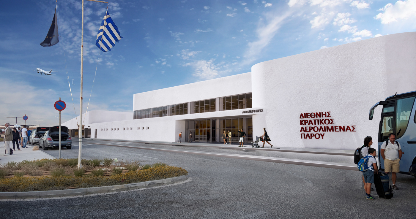 Paros Island Airport New Terminal
